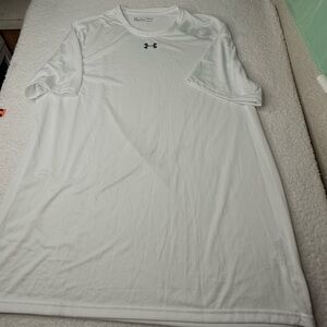 Under Armour‎ mens locker tee shirt 1305775 white sz L Lightweight Comfort NWT!!